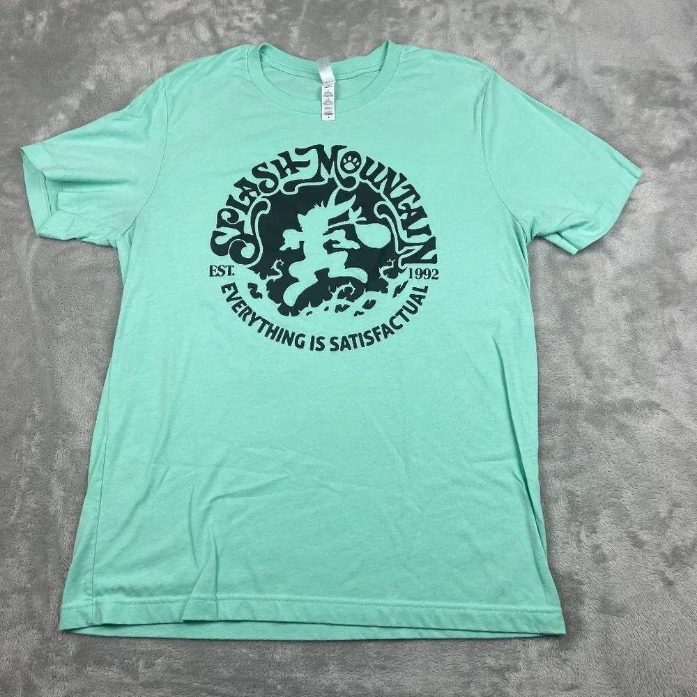 Vintage Disney Splash Mountain Tee Shirt Women's Large - Picture 1 of 8